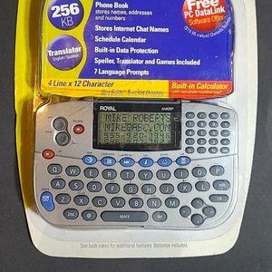 (Mary) Royal Personal Organizer Spell Checker Translator Calculator 256 4070 NWT